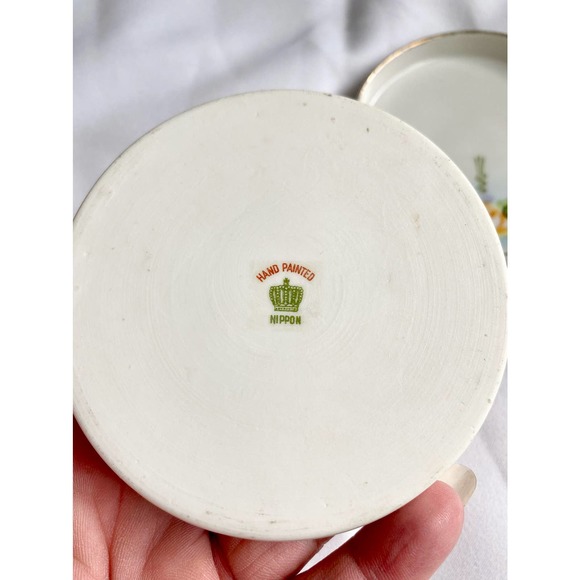 Hand painted Nippon Japanese dishes set of 2 - Picture 5 of 6